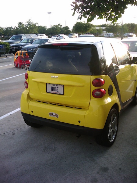 ironic license plates, funny license plates, huge